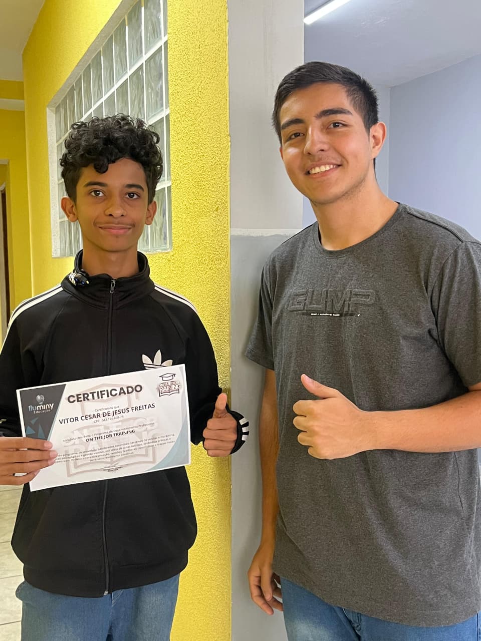Alunos certificados Iluminy